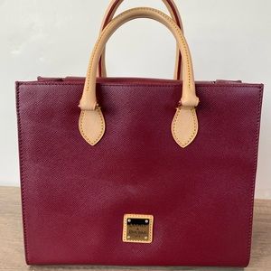Dooney & Bourke Maroon / Burgundy Purse Janine